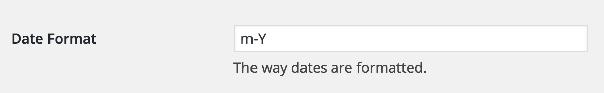 You can set the date format via the plugin settings